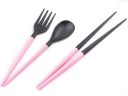Portable Travel Plastic Cutlery Set  / Mini Cutlery Tableware